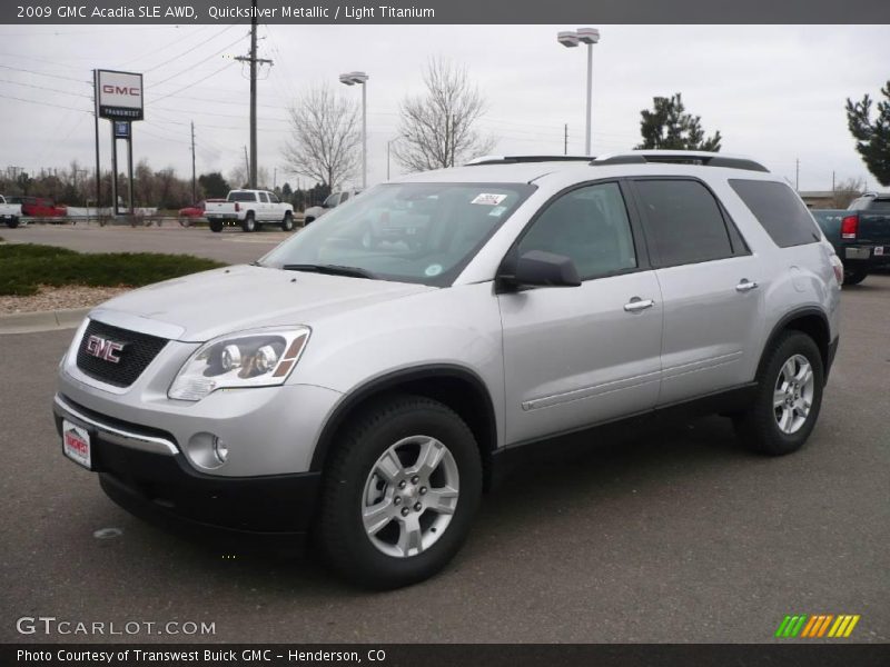 Quicksilver Metallic / Light Titanium 2009 GMC Acadia SLE AWD