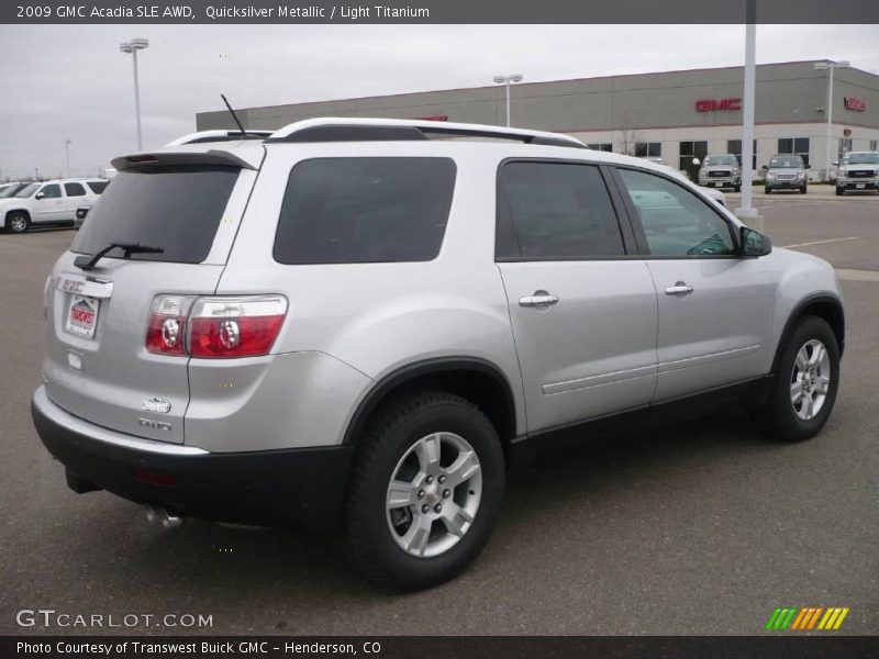 Quicksilver Metallic / Light Titanium 2009 GMC Acadia SLE AWD