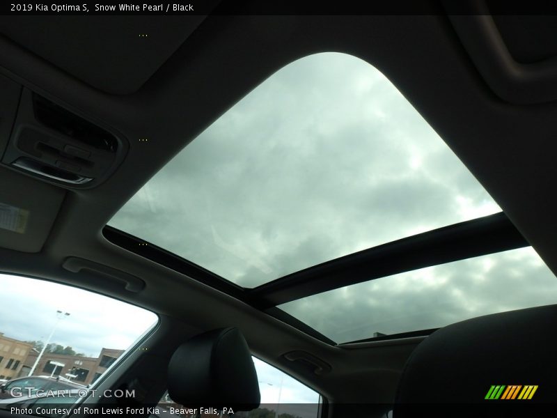 Sunroof of 2019 Optima S