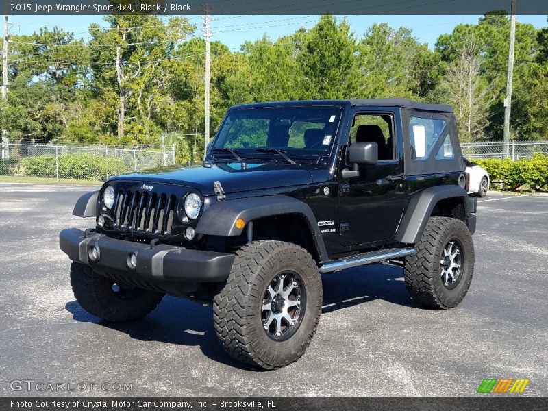 Black / Black 2015 Jeep Wrangler Sport 4x4