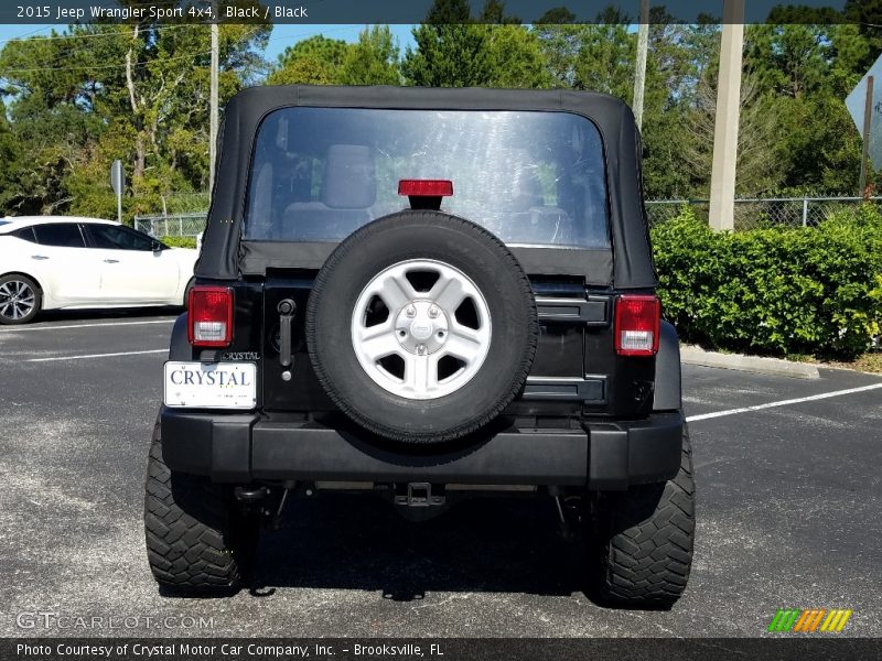 Black / Black 2015 Jeep Wrangler Sport 4x4