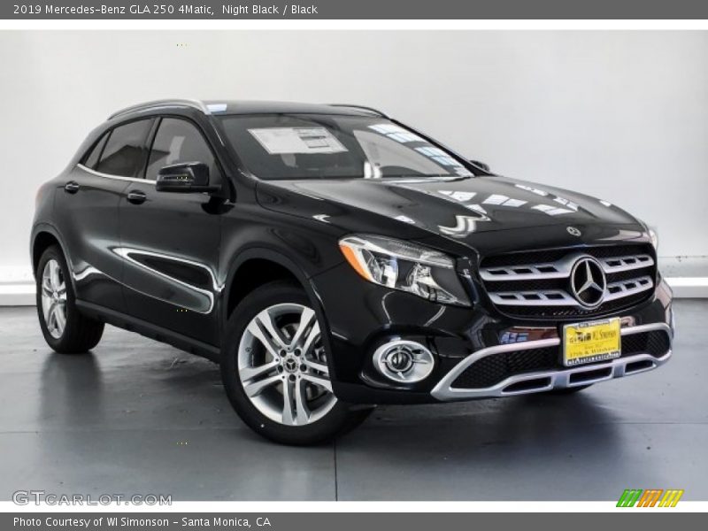 Night Black / Black 2019 Mercedes-Benz GLA 250 4Matic