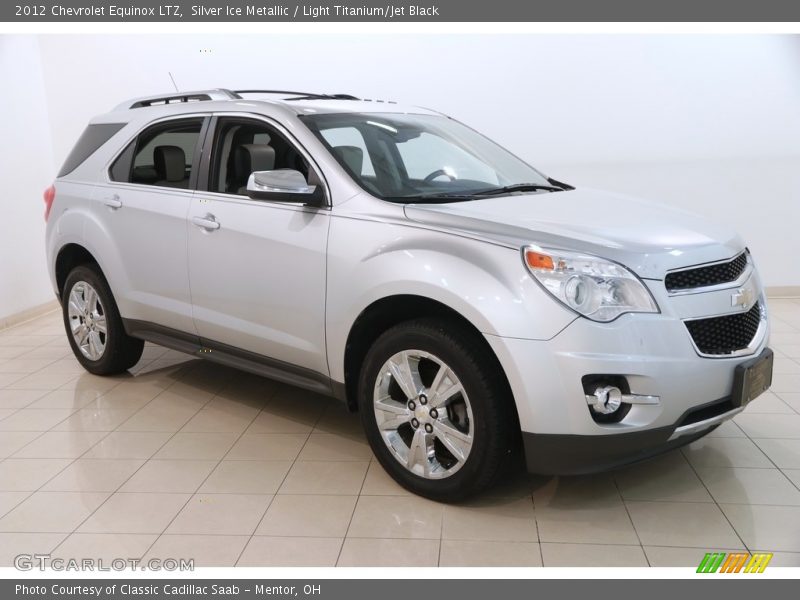 Silver Ice Metallic / Light Titanium/Jet Black 2012 Chevrolet Equinox LTZ
