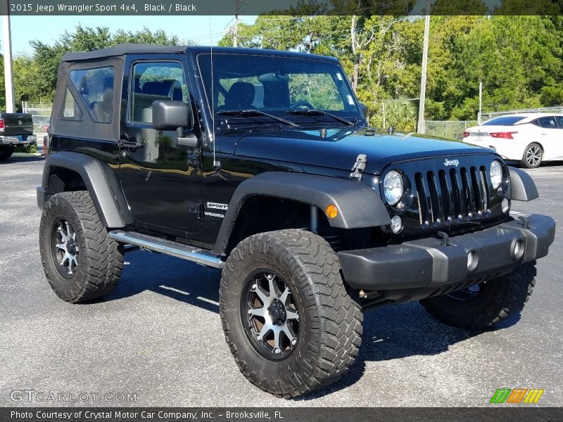 Black / Black 2015 Jeep Wrangler Sport 4x4