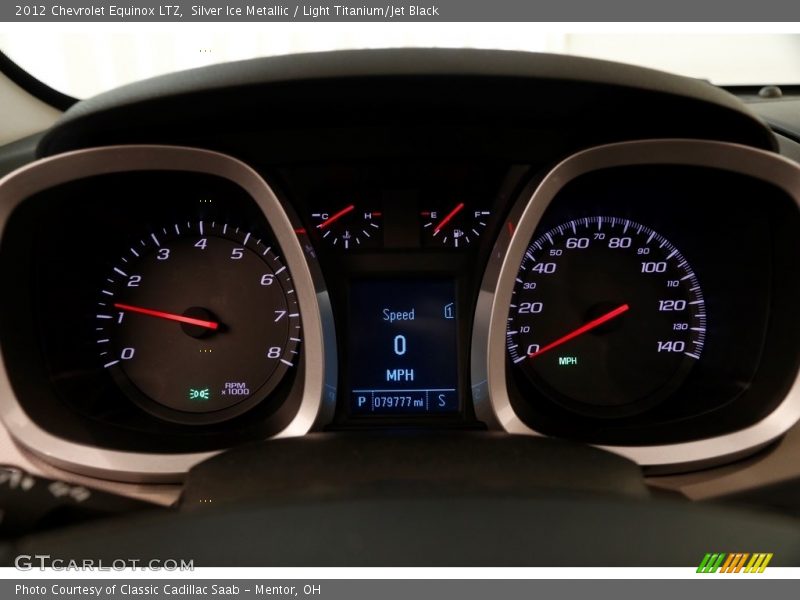 Silver Ice Metallic / Light Titanium/Jet Black 2012 Chevrolet Equinox LTZ