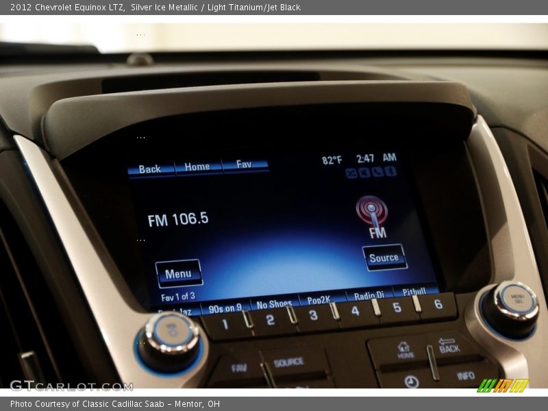 Silver Ice Metallic / Light Titanium/Jet Black 2012 Chevrolet Equinox LTZ
