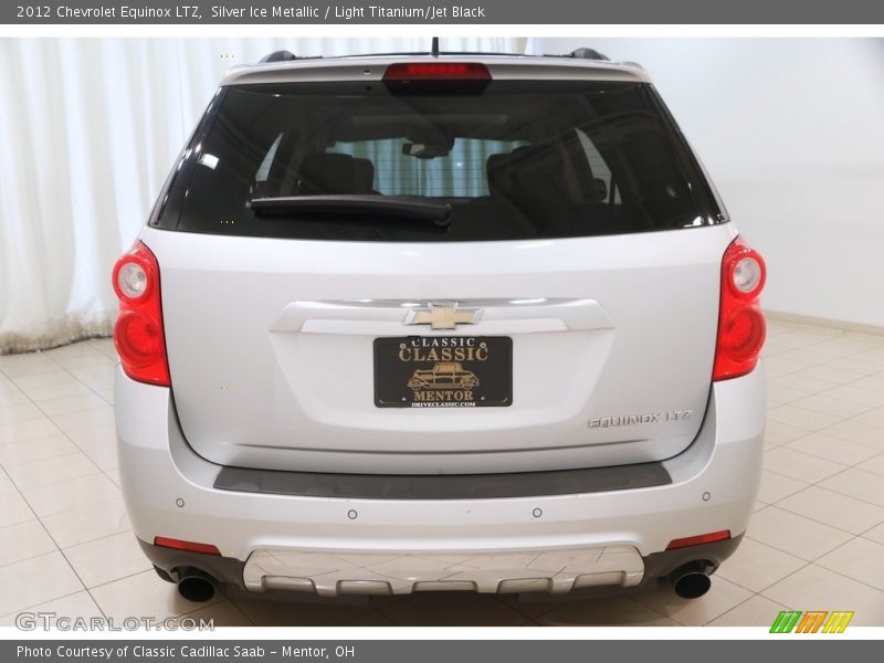 Silver Ice Metallic / Light Titanium/Jet Black 2012 Chevrolet Equinox LTZ