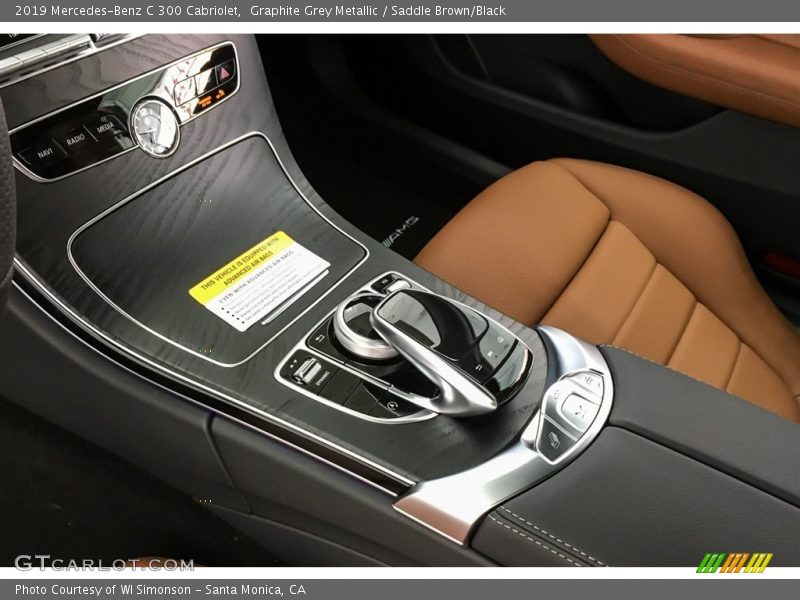 Controls of 2019 C 300 Cabriolet