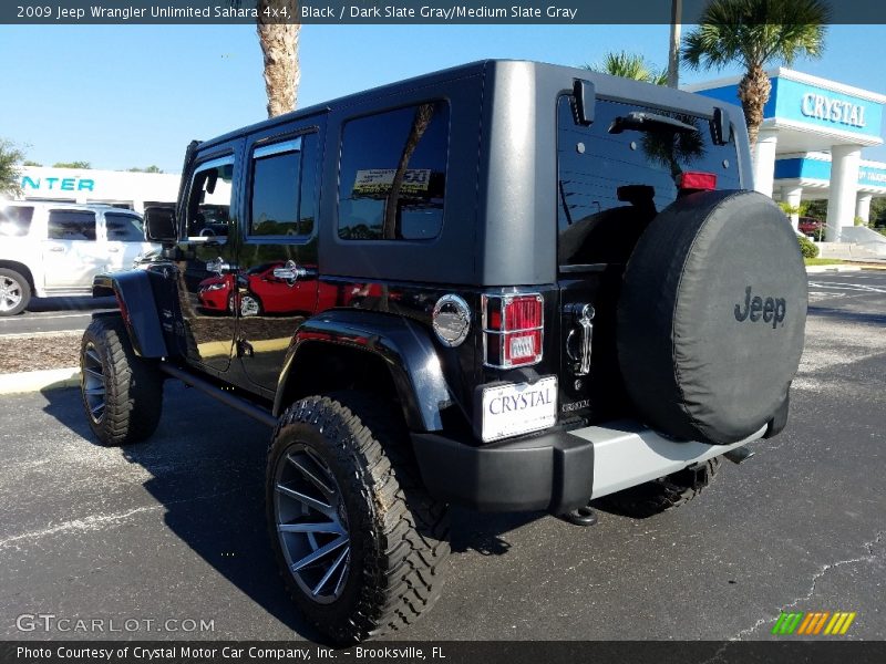 Black / Dark Slate Gray/Medium Slate Gray 2009 Jeep Wrangler Unlimited Sahara 4x4