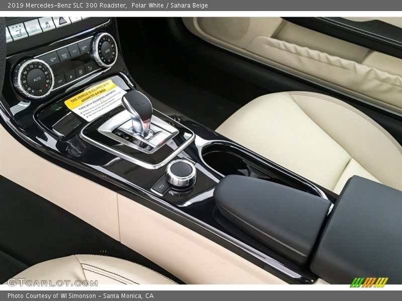 Polar White / Sahara Beige 2019 Mercedes-Benz SLC 300 Roadster