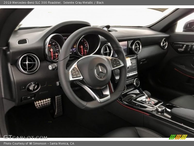 Selenite Gray Metallic / Black 2019 Mercedes-Benz SLC 300 Roadster