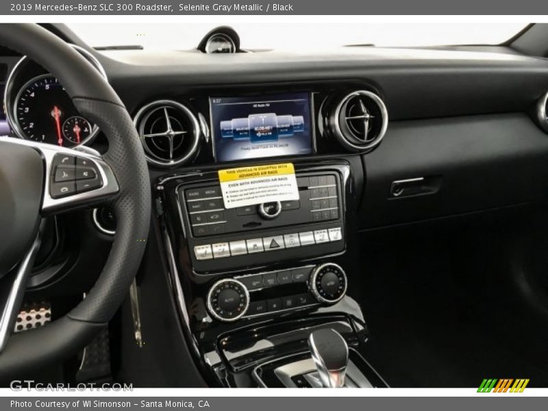 Selenite Gray Metallic / Black 2019 Mercedes-Benz SLC 300 Roadster