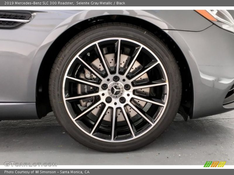 Selenite Gray Metallic / Black 2019 Mercedes-Benz SLC 300 Roadster