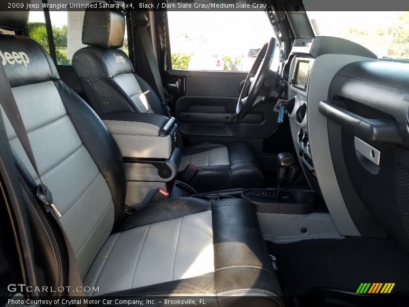 Black / Dark Slate Gray/Medium Slate Gray 2009 Jeep Wrangler Unlimited Sahara 4x4