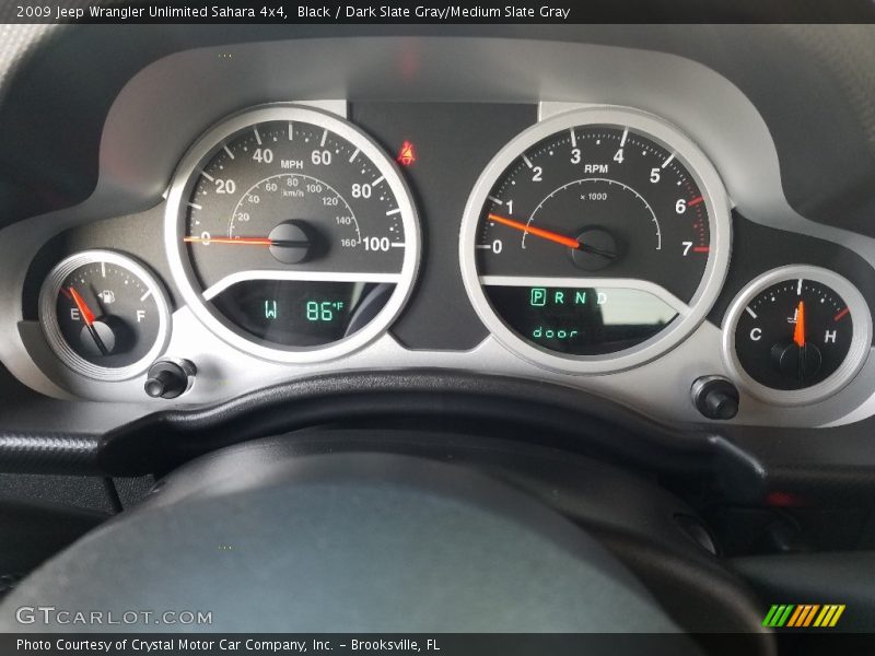 Black / Dark Slate Gray/Medium Slate Gray 2009 Jeep Wrangler Unlimited Sahara 4x4