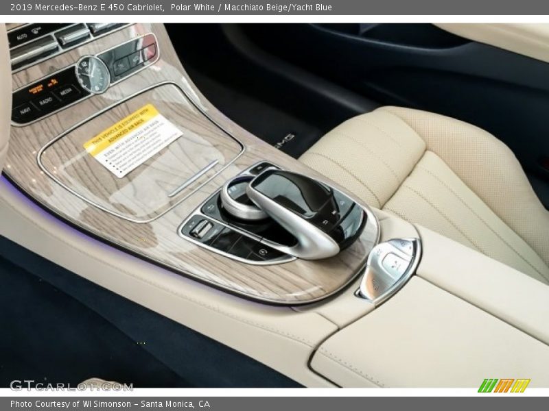 Polar White / Macchiato Beige/Yacht Blue 2019 Mercedes-Benz E 450 Cabriolet