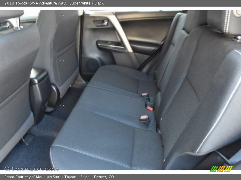 Super White / Black 2018 Toyota RAV4 Adventure AWD