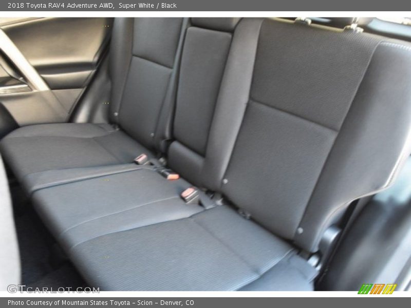 Super White / Black 2018 Toyota RAV4 Adventure AWD