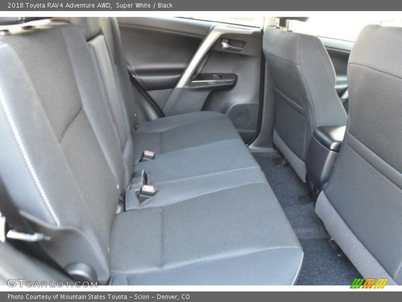 Super White / Black 2018 Toyota RAV4 Adventure AWD