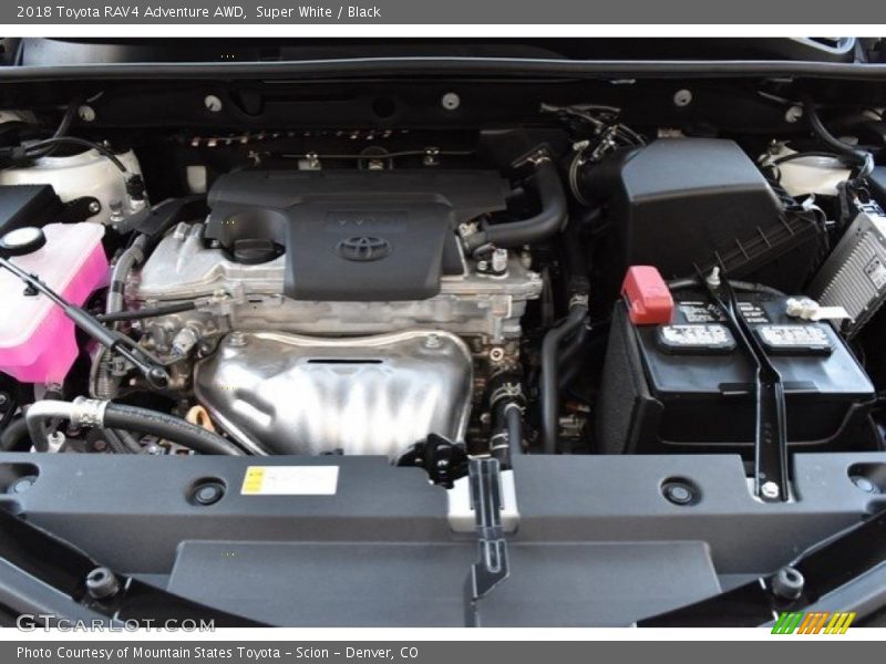 Super White / Black 2018 Toyota RAV4 Adventure AWD