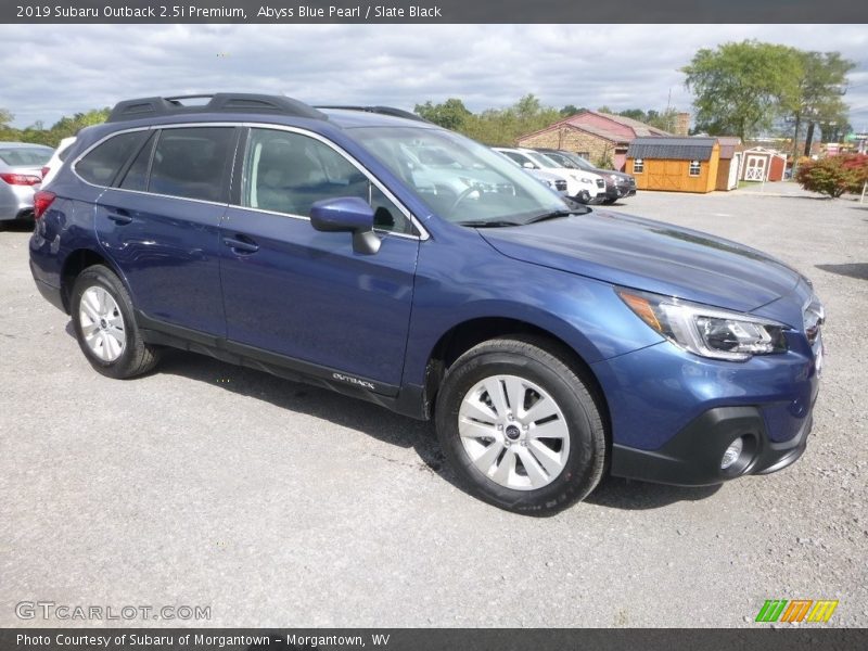 Abyss Blue Pearl / Slate Black 2019 Subaru Outback 2.5i Premium