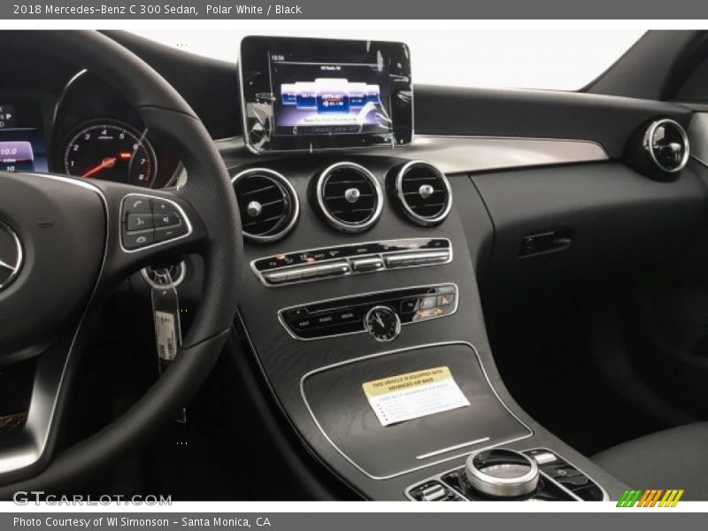 Polar White / Black 2018 Mercedes-Benz C 300 Sedan
