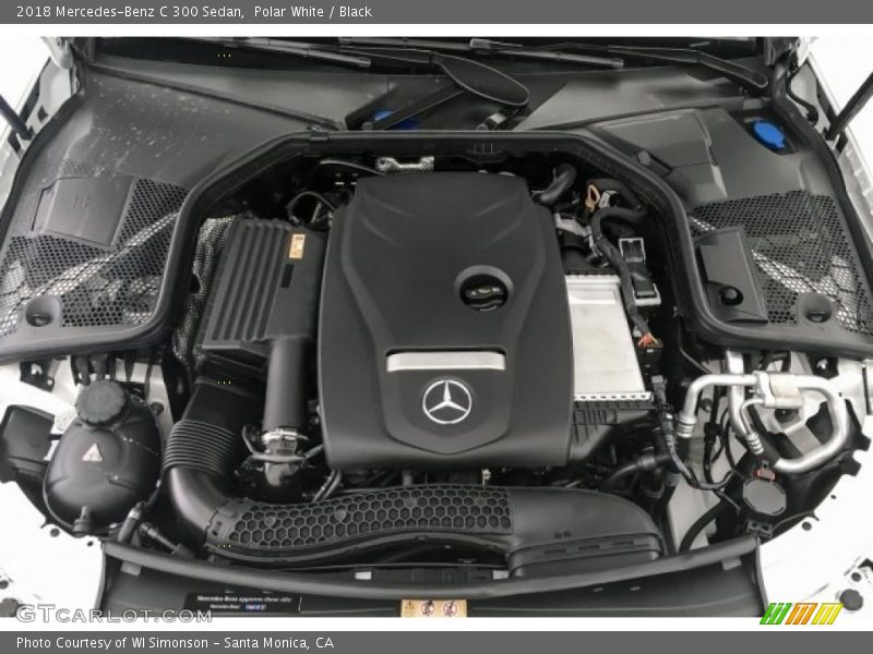 Polar White / Black 2018 Mercedes-Benz C 300 Sedan