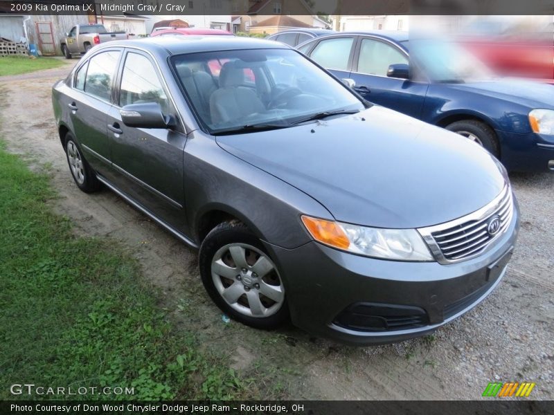 Midnight Gray / Gray 2009 Kia Optima LX