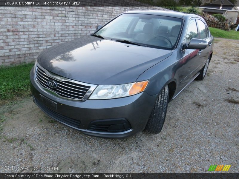 Midnight Gray / Gray 2009 Kia Optima LX