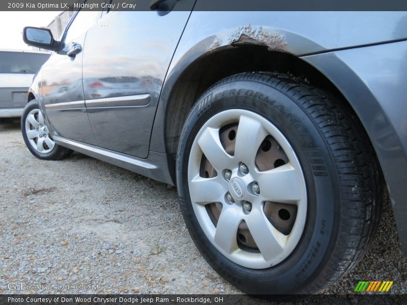 Midnight Gray / Gray 2009 Kia Optima LX