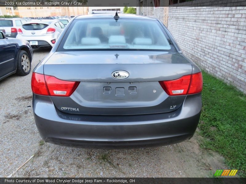 Midnight Gray / Gray 2009 Kia Optima LX