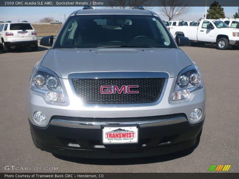 Quicksilver Metallic / Ebony 2009 GMC Acadia SLE AWD