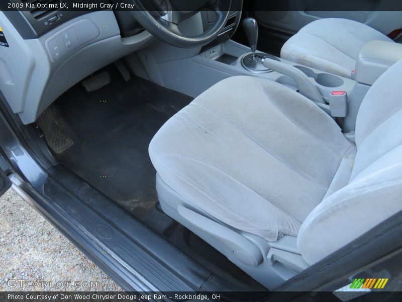 Midnight Gray / Gray 2009 Kia Optima LX
