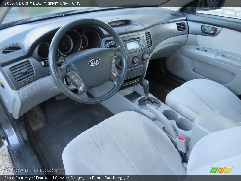Midnight Gray / Gray 2009 Kia Optima LX
