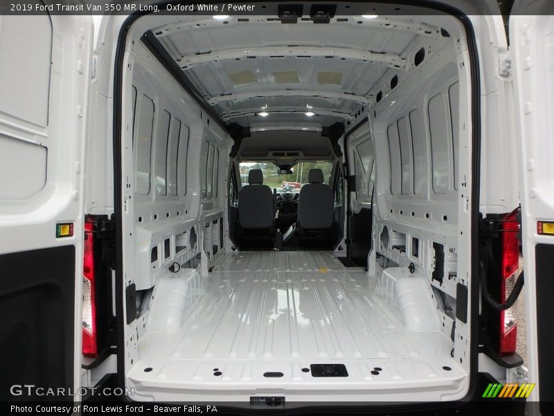 Oxford White / Pewter 2019 Ford Transit Van 350 MR Long