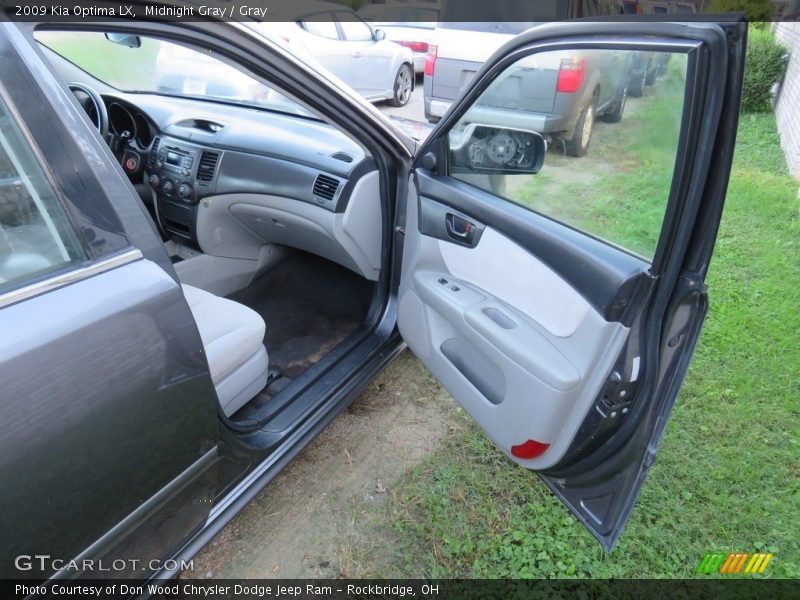 Midnight Gray / Gray 2009 Kia Optima LX