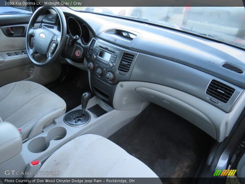 Midnight Gray / Gray 2009 Kia Optima LX