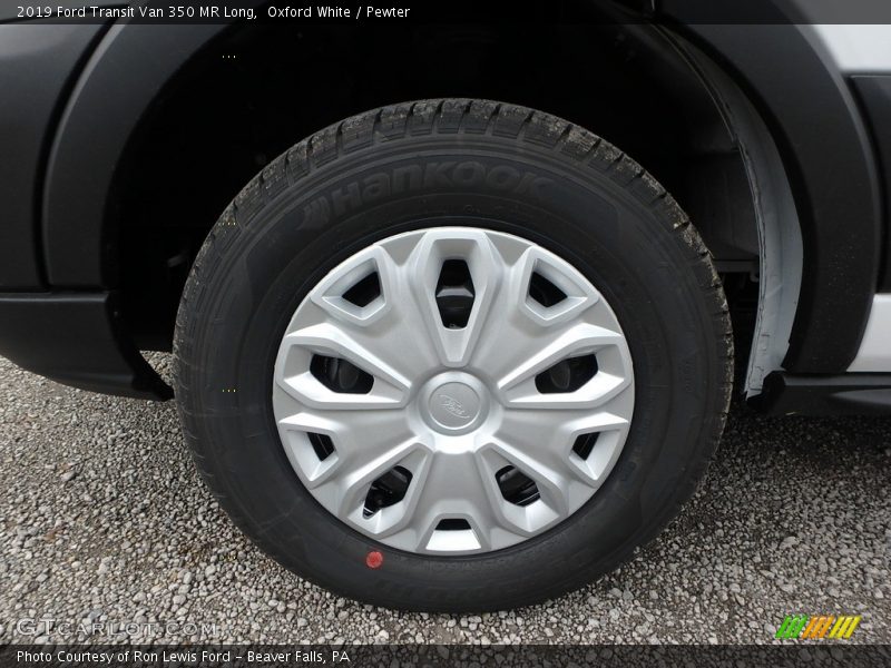 Oxford White / Pewter 2019 Ford Transit Van 350 MR Long