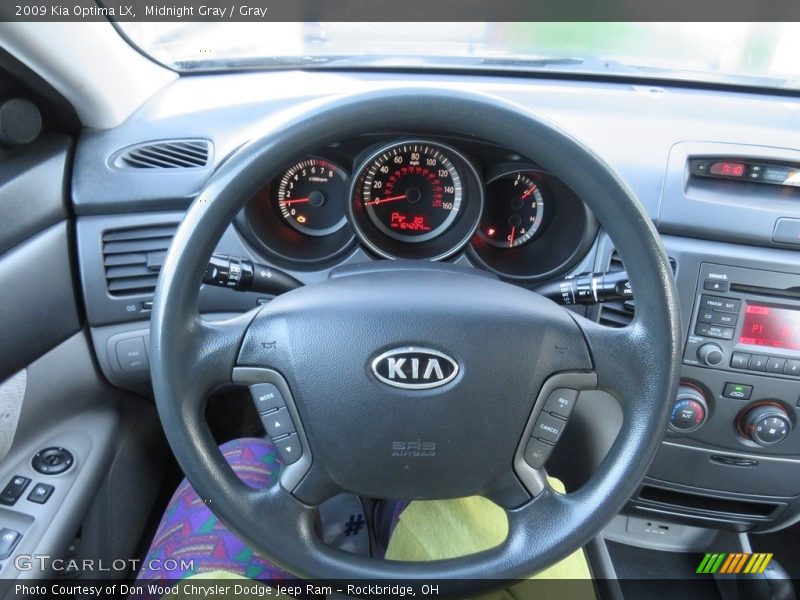 Midnight Gray / Gray 2009 Kia Optima LX
