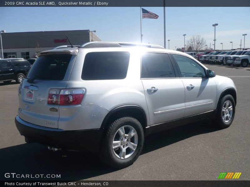 Quicksilver Metallic / Ebony 2009 GMC Acadia SLE AWD