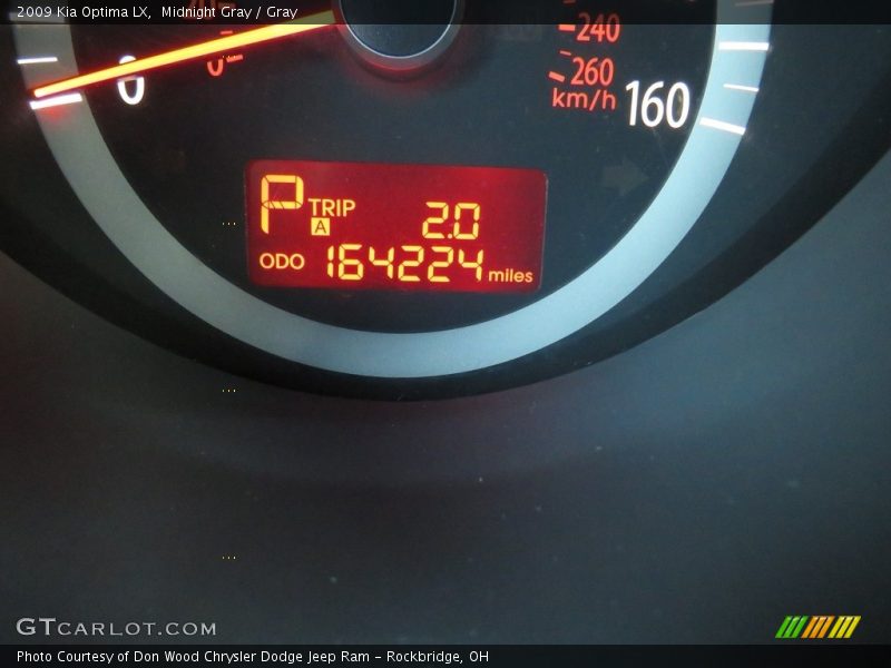 Midnight Gray / Gray 2009 Kia Optima LX