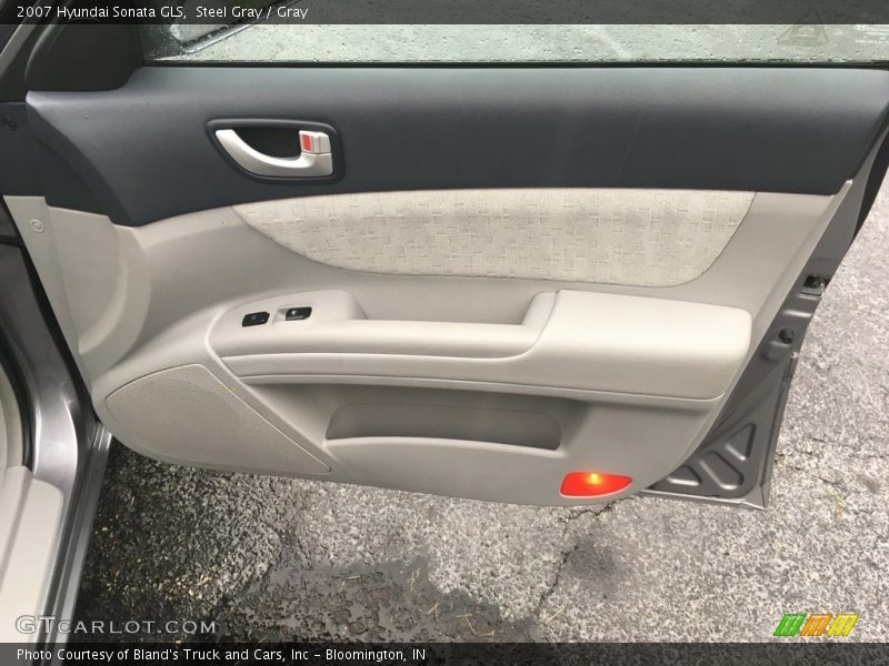Steel Gray / Gray 2007 Hyundai Sonata GLS
