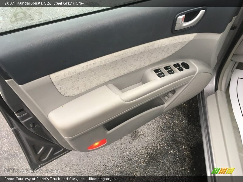 Steel Gray / Gray 2007 Hyundai Sonata GLS
