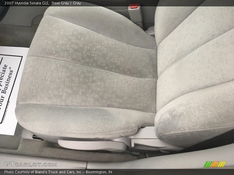 Steel Gray / Gray 2007 Hyundai Sonata GLS