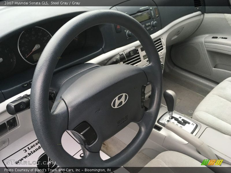 Steel Gray / Gray 2007 Hyundai Sonata GLS