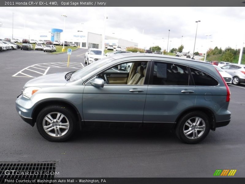 Opal Sage Metallic / Ivory 2011 Honda CR-V EX-L 4WD
