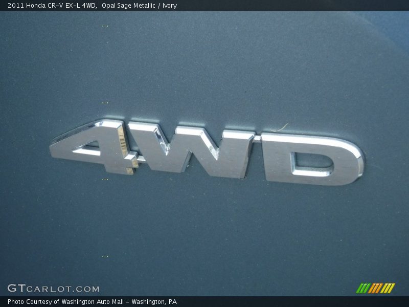 Opal Sage Metallic / Ivory 2011 Honda CR-V EX-L 4WD