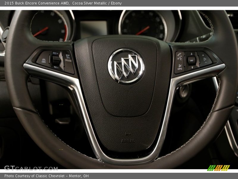 Cocoa Silver Metallic / Ebony 2015 Buick Encore Convenience AWD