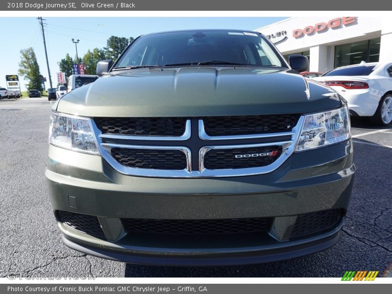 Olive Green / Black 2018 Dodge Journey SE