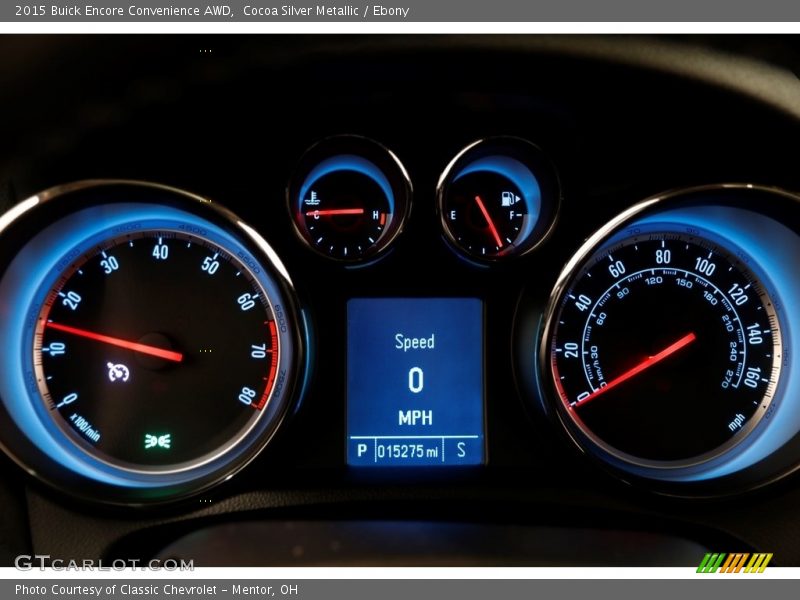 Cocoa Silver Metallic / Ebony 2015 Buick Encore Convenience AWD